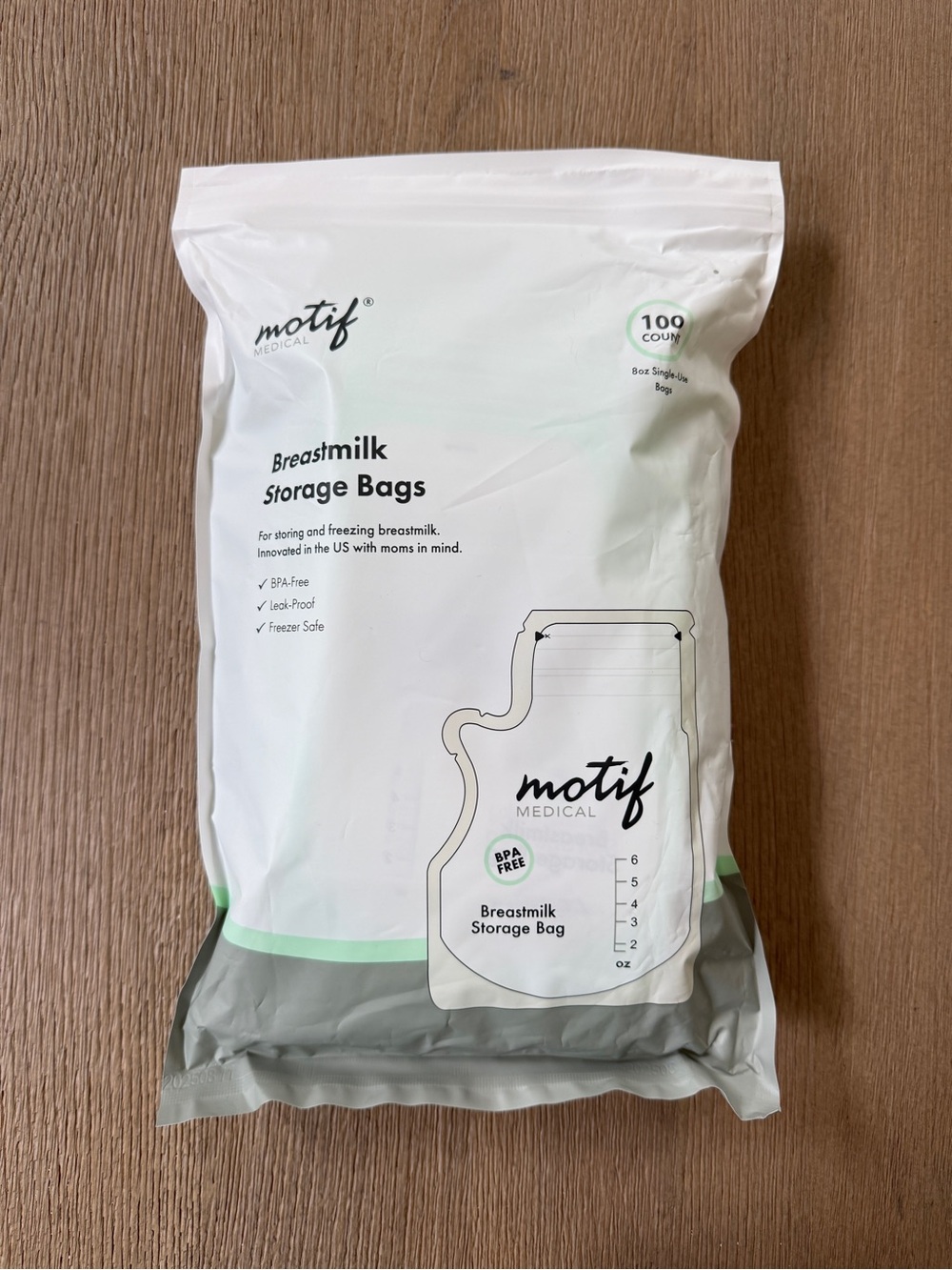 FREE with any Baby Bundle | Motif Medical Breastmilk Storage Bags
